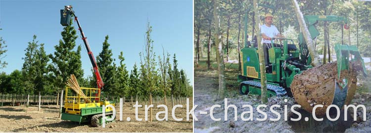 5 -tonowe podwozie gumowe i podwozie